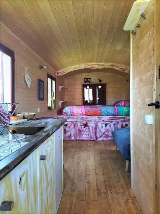 Jolie Roulotte Villa Issendolus Bagian luar foto
